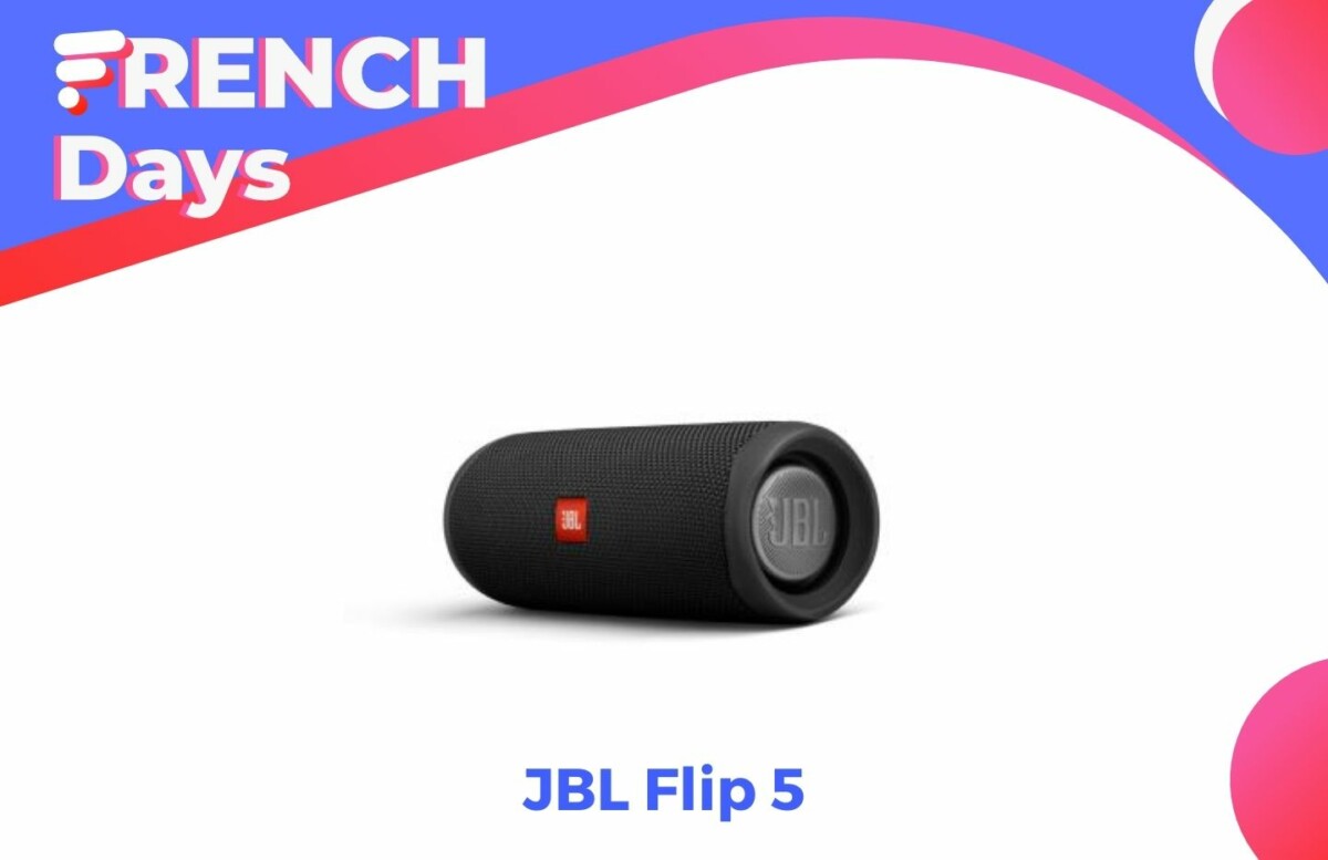 JBL Flip 5 : son prix passe sous la barre des 100 euros pour les French Days