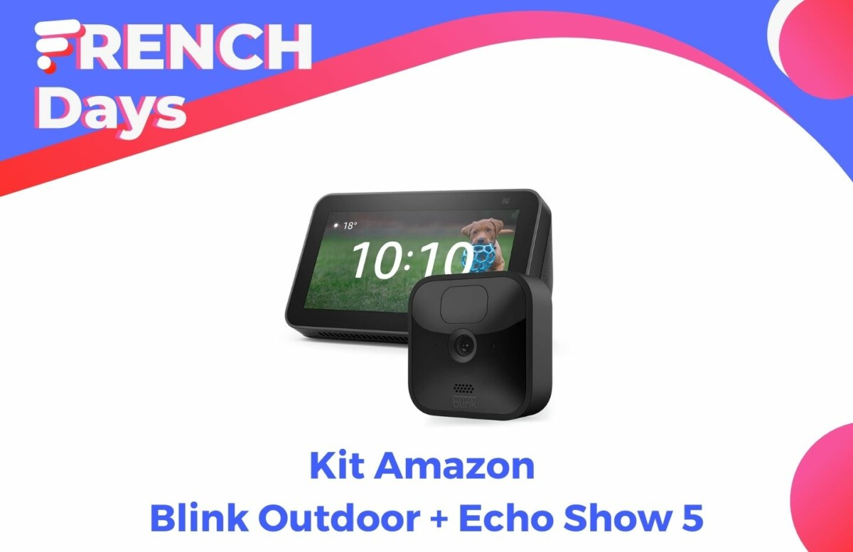 Pack Blink Outdoor, + Echo Show 5 French Days 2022