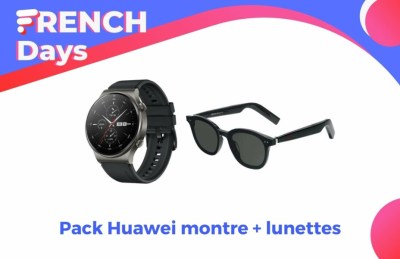 pack huawei montre + lunettes  french days 2022