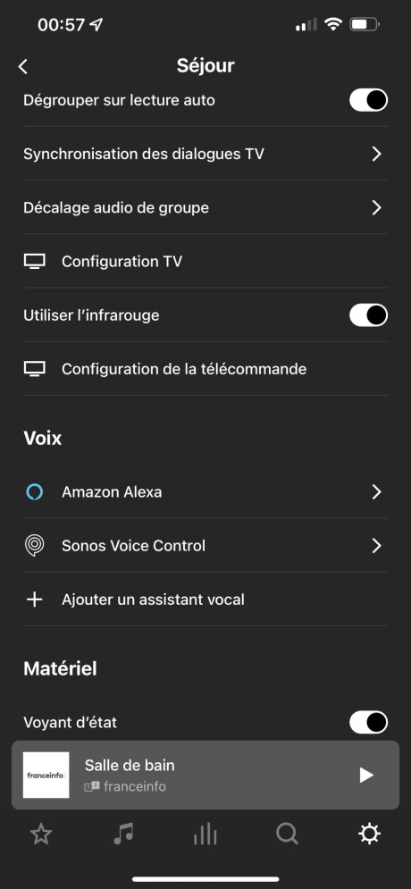 L'application Sonos et le nouvel assistant Sonos Voice Control // Source : FRANDROID