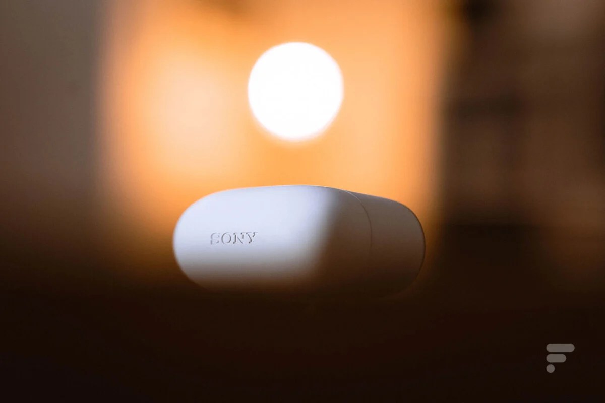 Le boîtier des Sony LinkBuds S