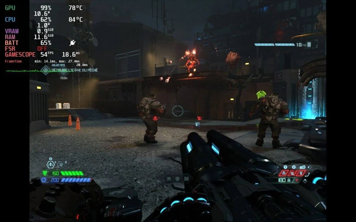 Steam Deck Doom Eternal
