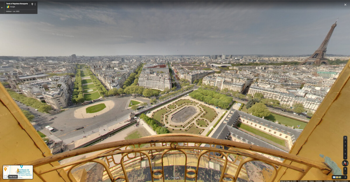 Street View vue paris dôme Invalides