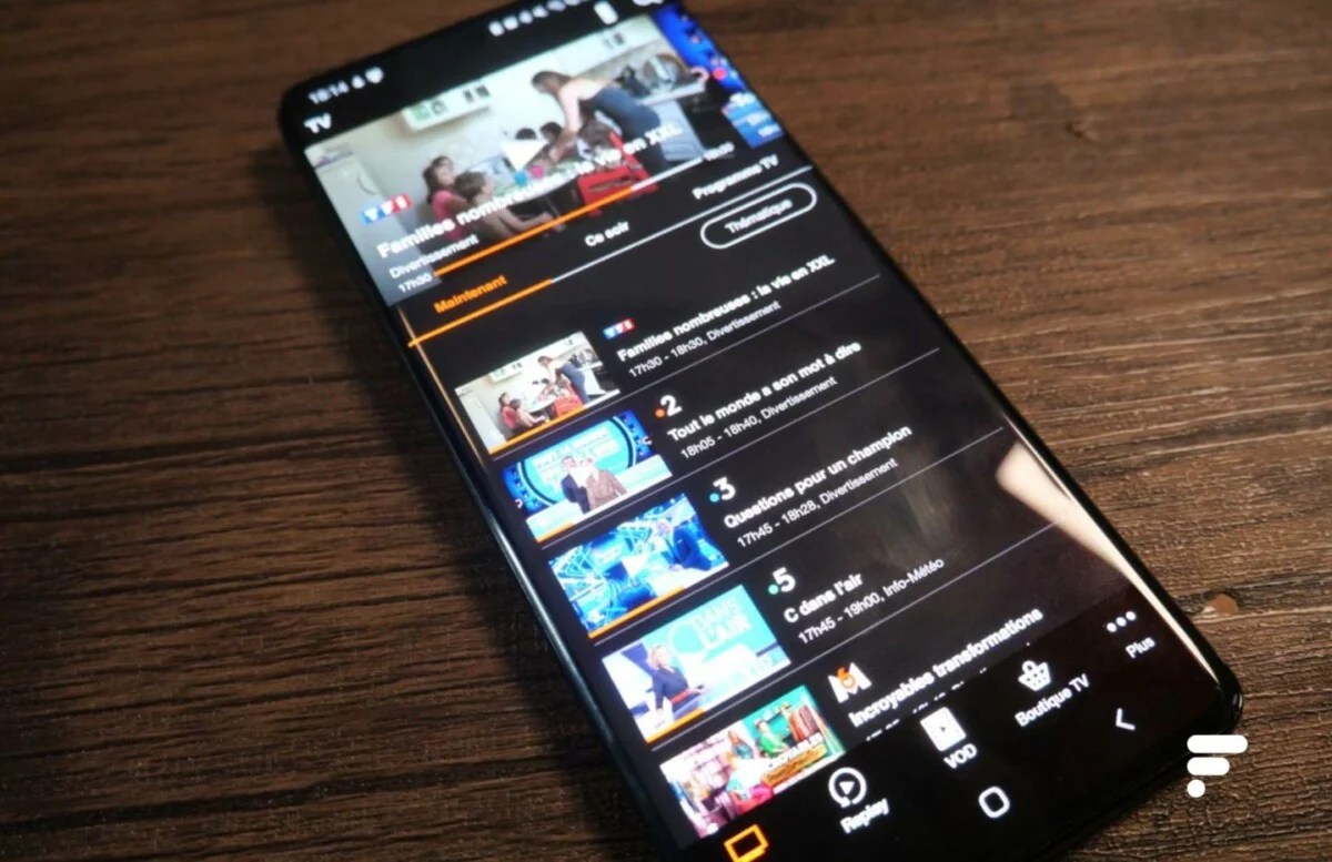 Orange TV Frandroid App