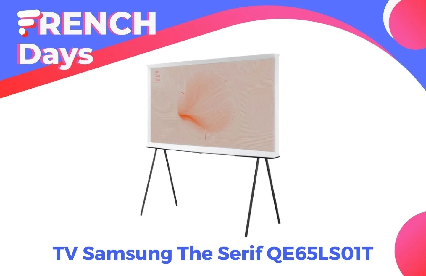 Samsung The Serif : ce TV atypique de 65″ coûte 1 000 € de moins pour les French Days