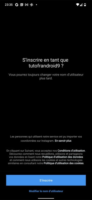 Comment créer un compte Instagram 08
