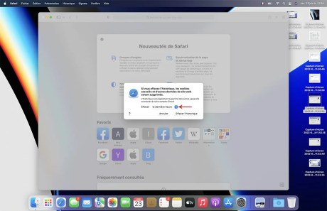 Comment effacer l'historique sur Safari 03