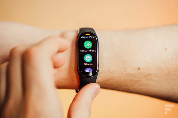 Le Xiaomi Smart Band 7 // Source : Robin Wycke pour Frandroid