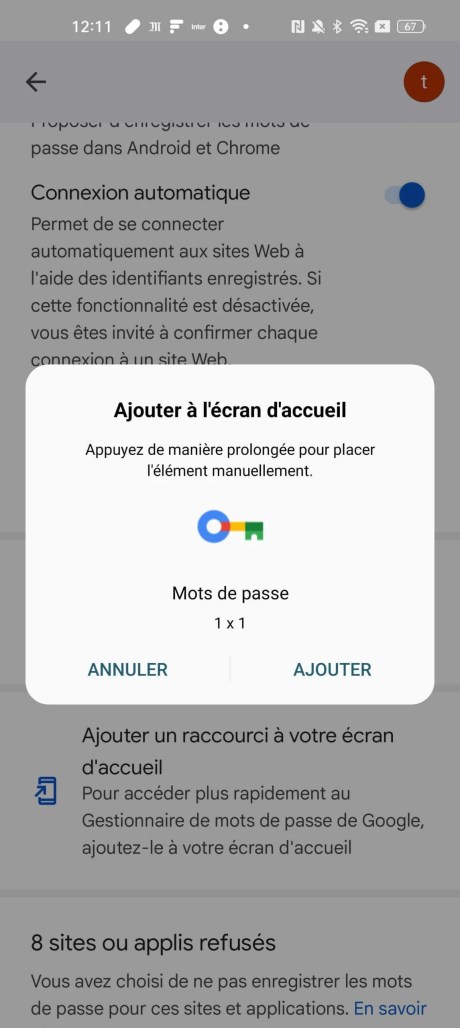 Gestionnaire de mots de passe Google (1)