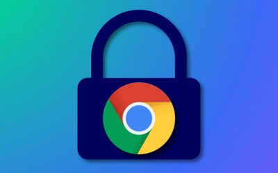 Le logo de Google Chrome dans un cadenas // Source : Frandroid