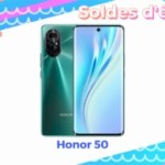 Le Honor 50 devient vraiment abordable grâce à 200 € de réduction pendant les soldes