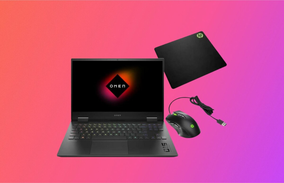HP OMEN 15-en1037nf + Souris et tapis