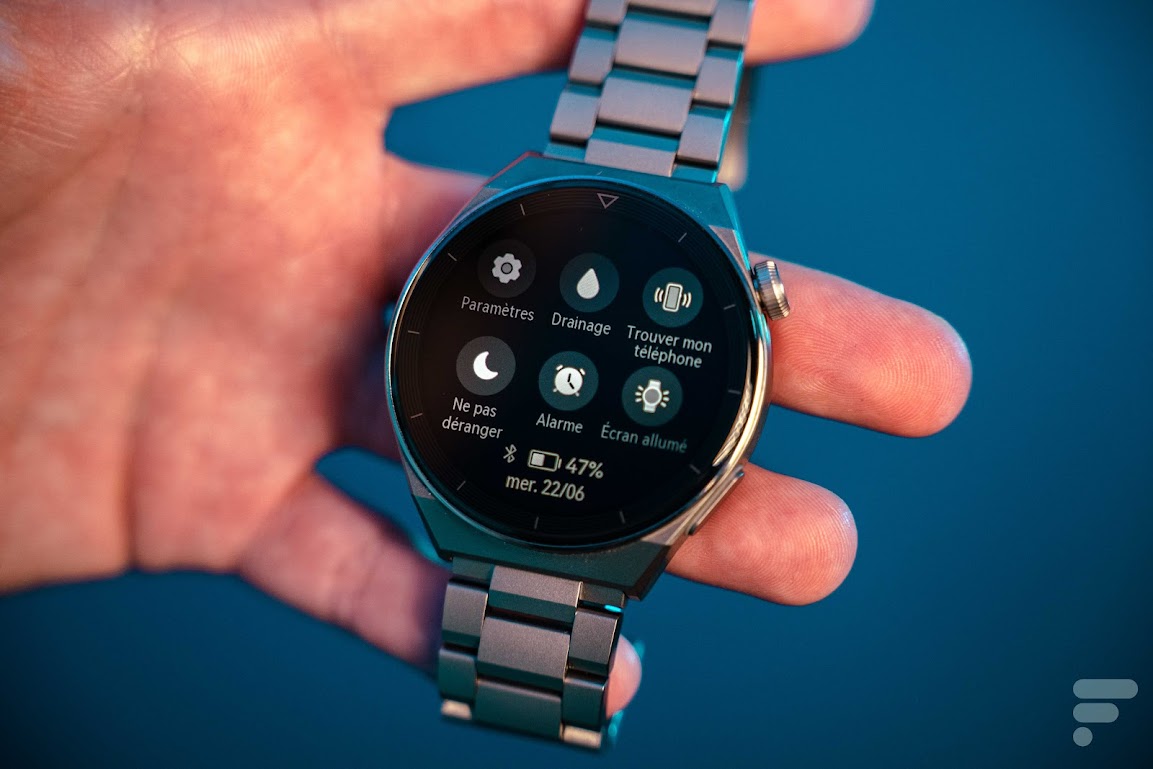 HUAWEI WATCH GT 3 Pro Titanium &#8211; Menu rapide