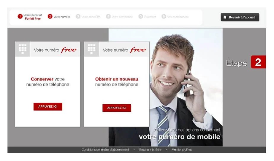 Free borne abonnement mobile