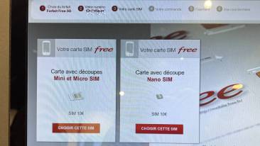 Tous les formats de carte SIM sont proposés // Source : FRANDROID - Melinda DAVAN-SOULAS