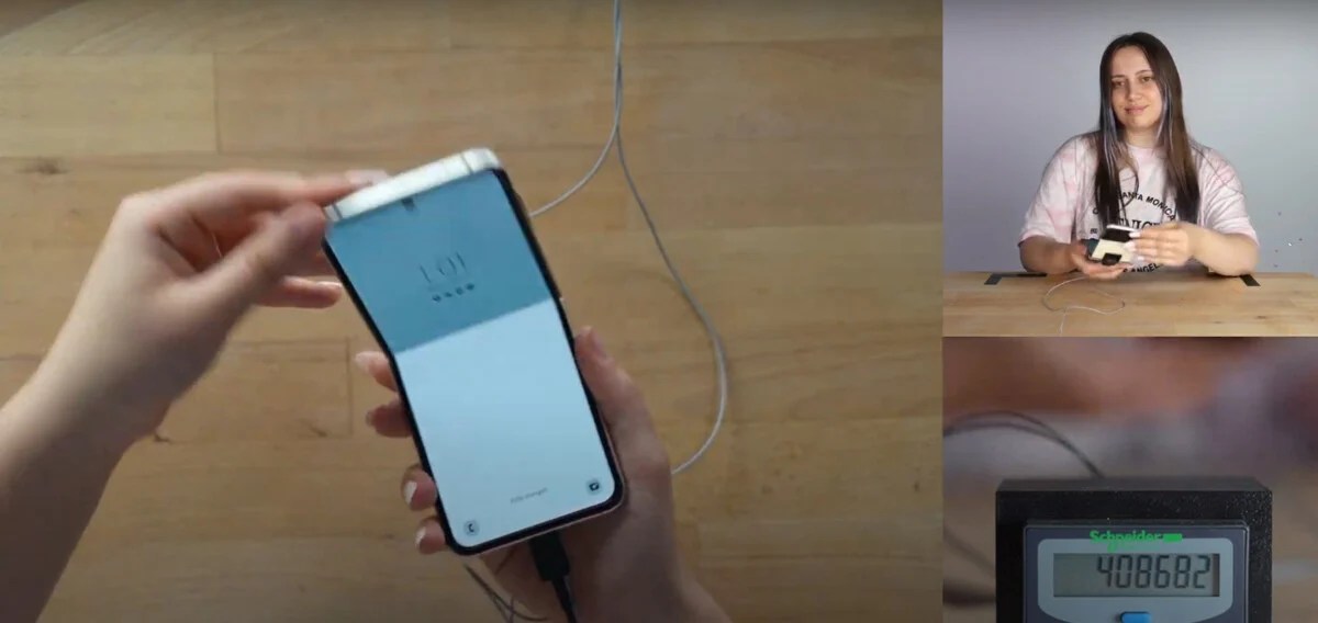 Le torture test en direct réservé au Galaxy Z Flip 3 (2)