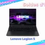 Lenovo Legion 5 : ce laptop gaming (avec RTX 3060) est soldé à 799 €