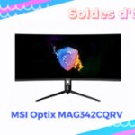 Cet excellent écran gaming incurvé MSI de 34″ perd 100 € durant les soldes