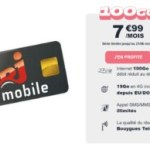 En voilà un prix très bas pour un forfait 100 Go : 7,99 €/mois même après 1 an