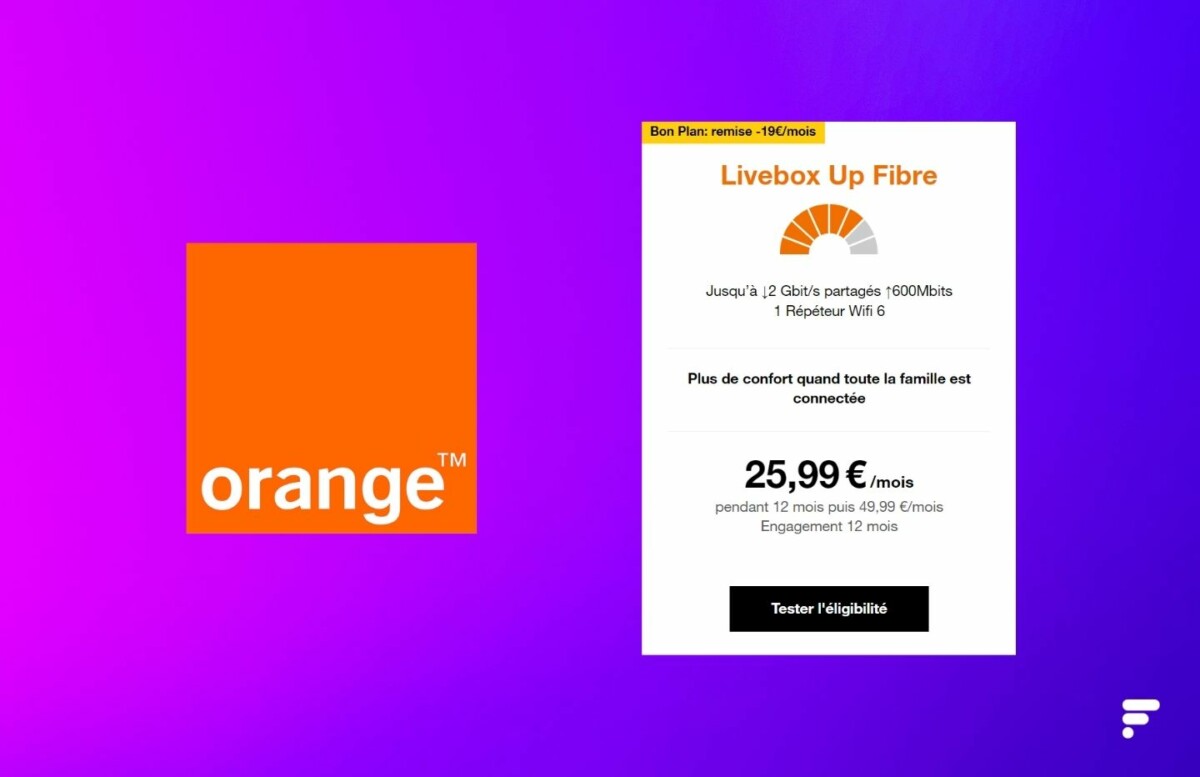 orange fibre livebox Up fond violet