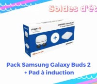 Pack Samsung Galaxy Buds 2  + Pad à induction — Soldes d’été 2022