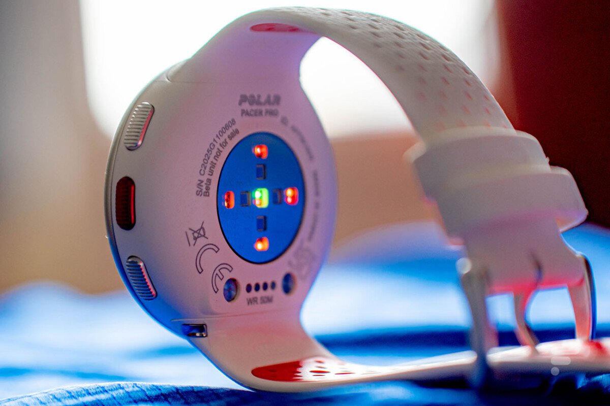 Le cardiofréquencemètre de la Polar Pacer Pro