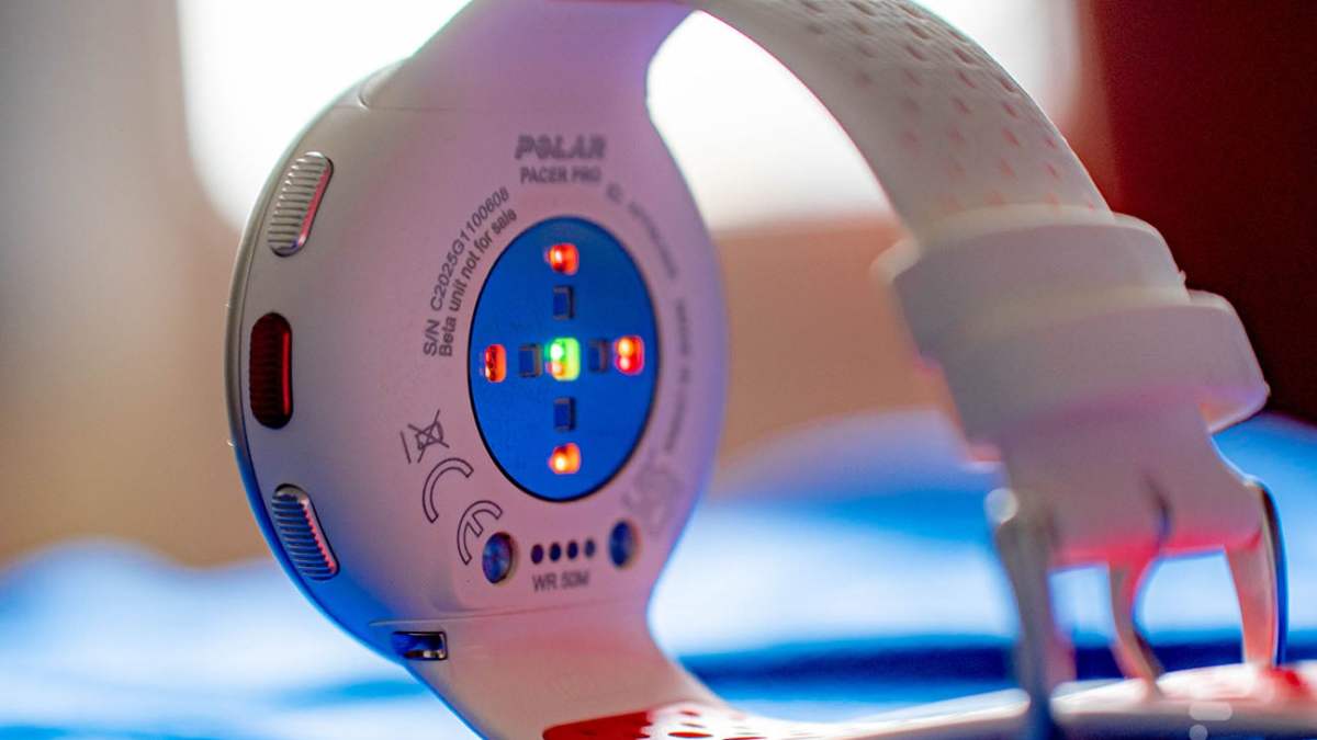 L'oxymètre de pouls de la Polar Pacer Pro