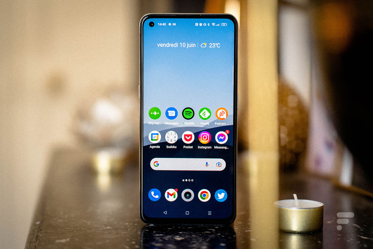 L'écran du Realme GT 2