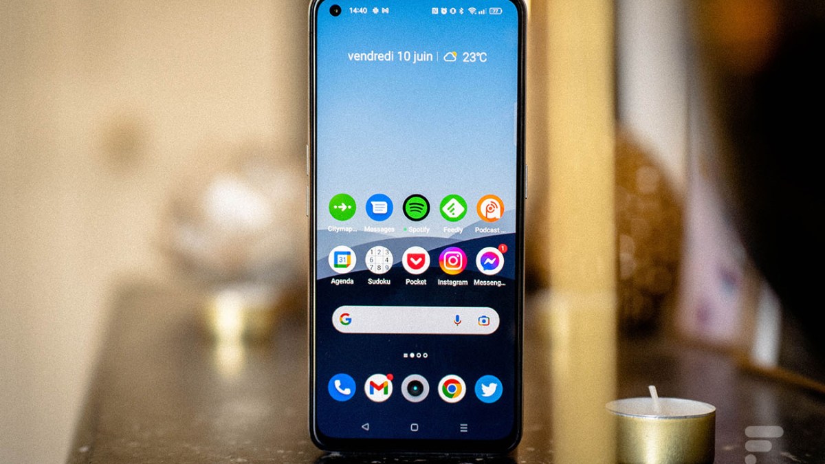 L'écran du Realme GT 2