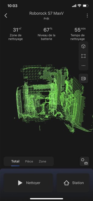 Le mode Matrix porte très bien son nom // Source : Yazid Amer - Frandroid