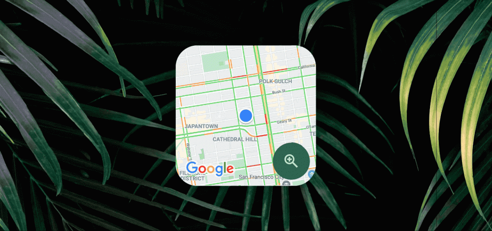 Google Maps lanza un widget para vigilar el tráfico circundante 2 Widget de mapas de Google