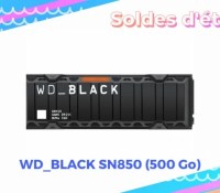 WD_BLACK SN850 (500 Go)  — Soldes d’été 2022