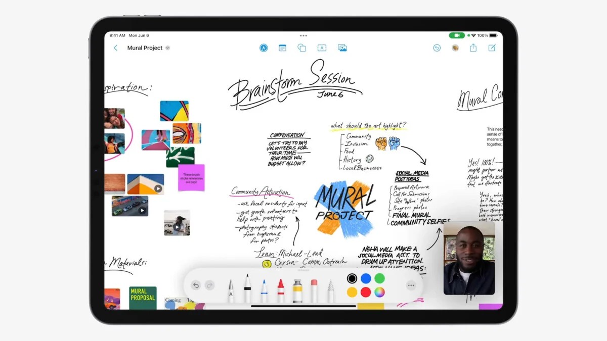 La nouvelle application Freeform d'Apple