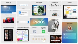 Le résumé des nouveautés d'iPadOS 16 // Source : Apple