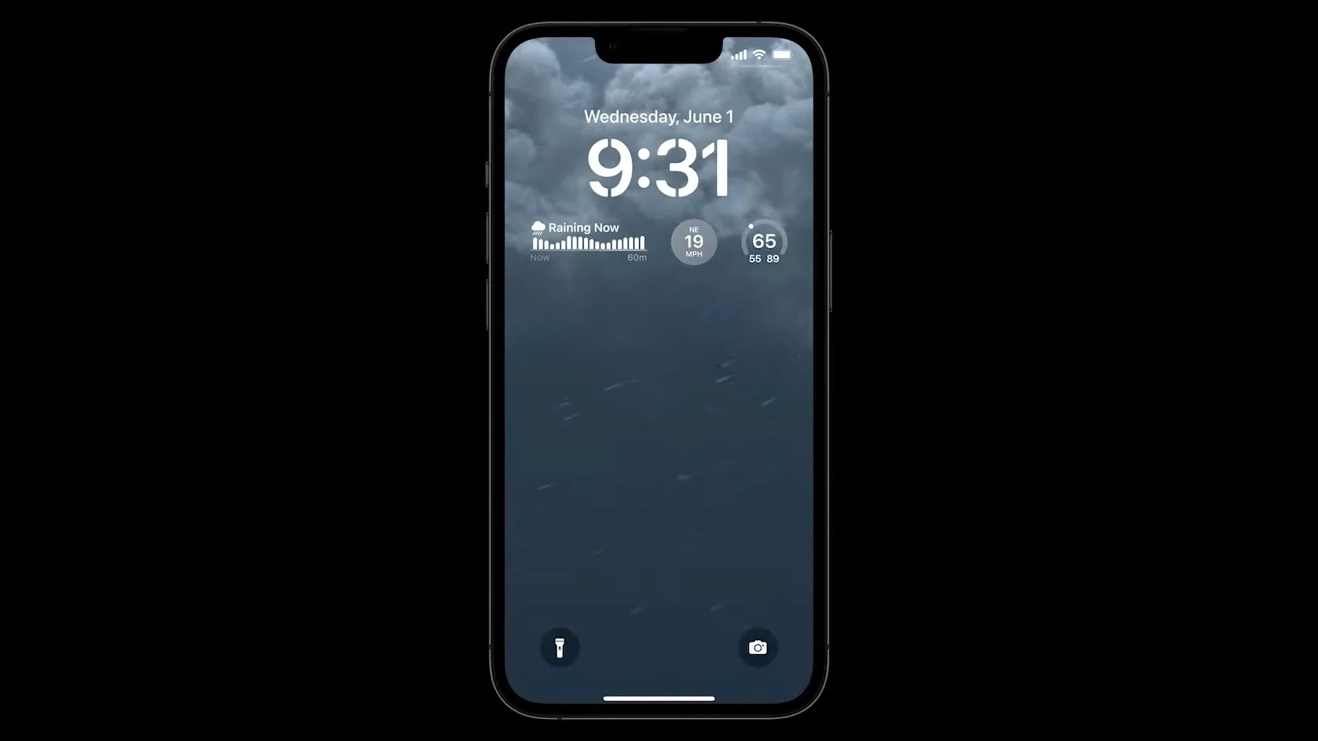 WWDC 2022 iOS 16 Apple fond d'écran verrouillage widgets