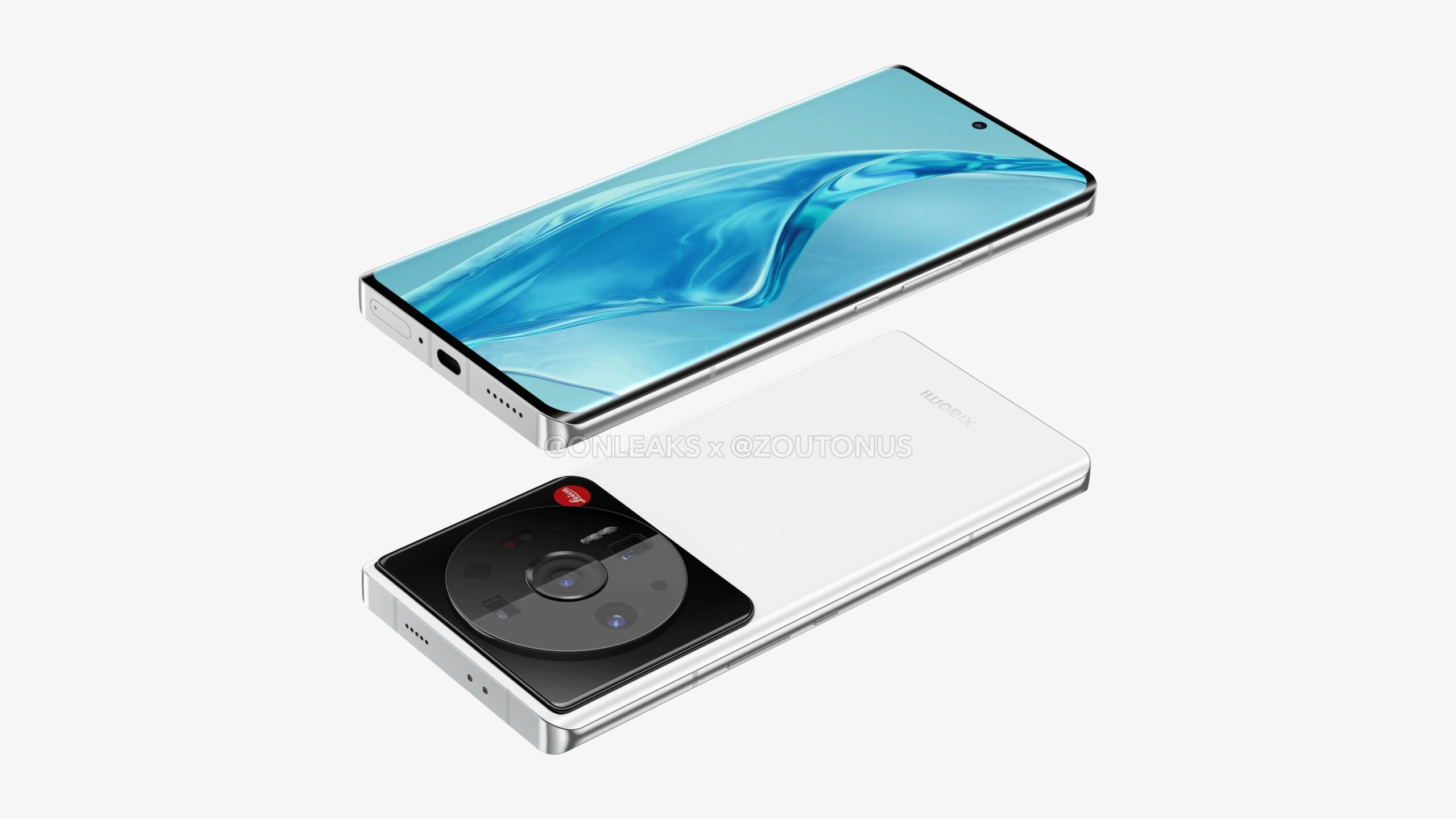 Rendu du Xiaomi 12 Ultra // Source : OnLeaks et Zouton