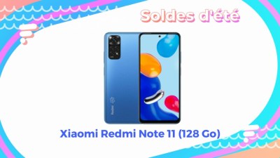 Xiaomi Redmi Note 11 (128 Go) — Soldes d’été 2022