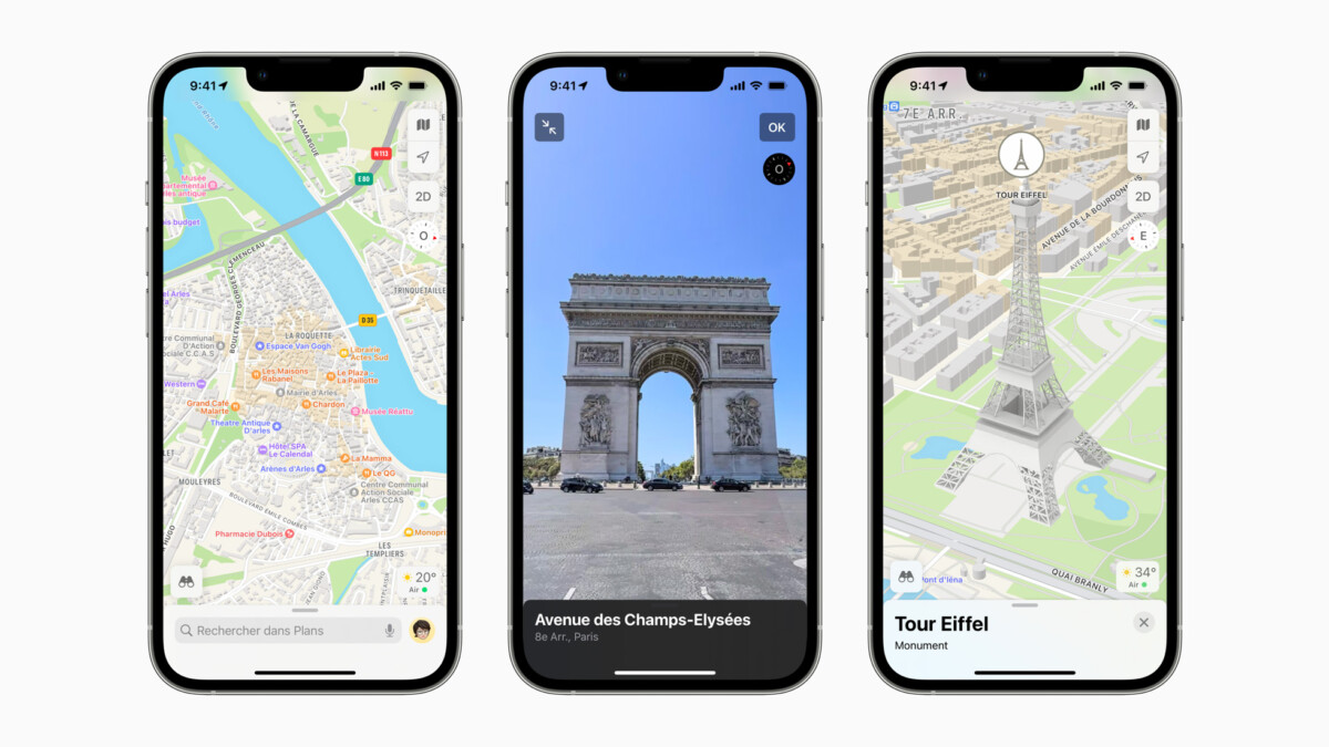 Apple Plans mise à jour 2022