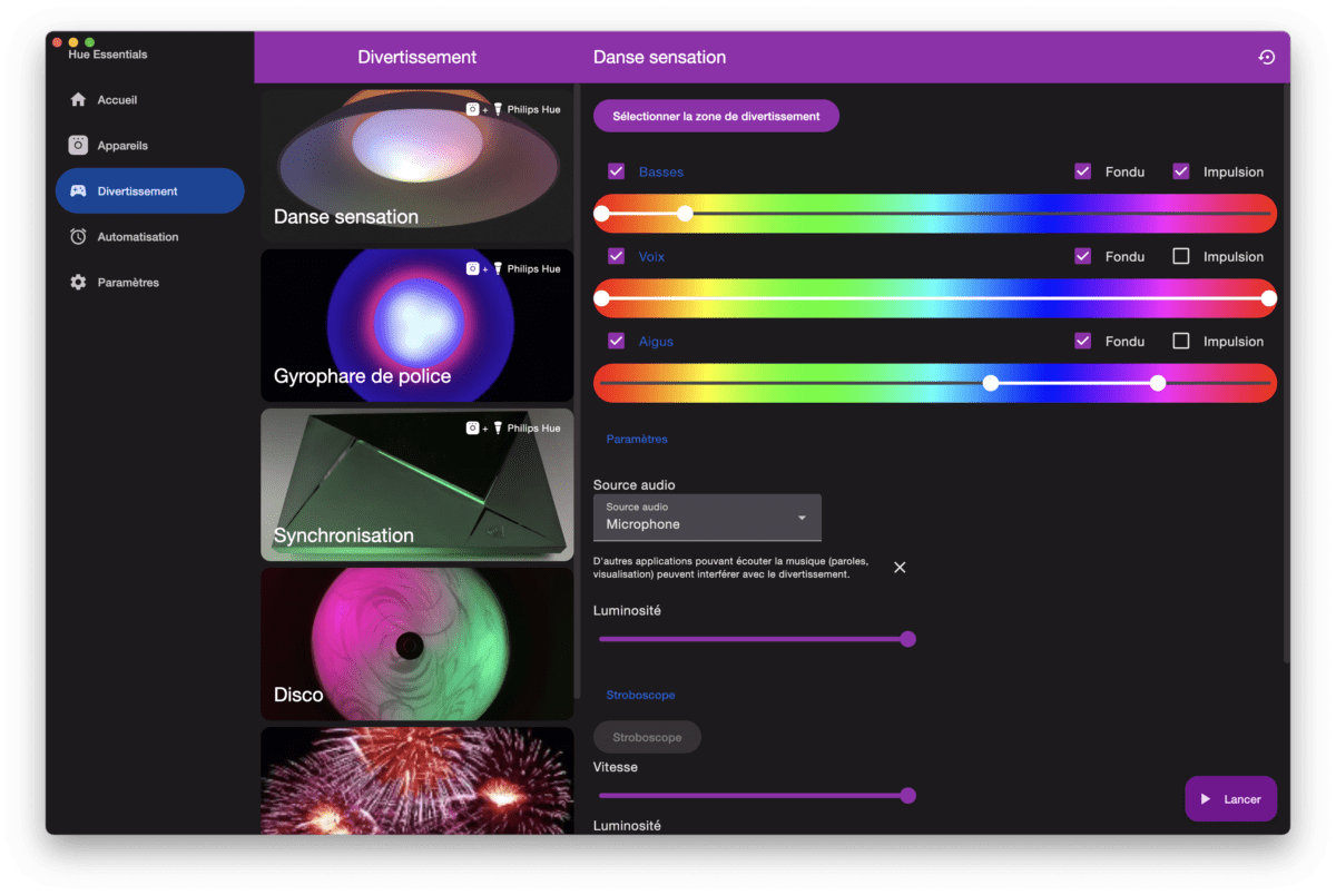  cette app permet de gérer ses éclairages depuis un Mac