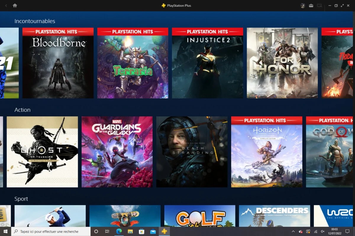 Playstation Plus PC