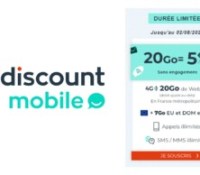 cdiscount mobile 20 Go juillet 2022