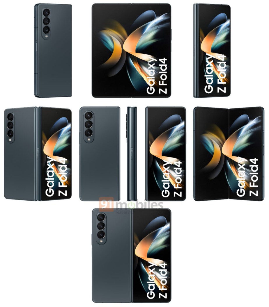 Samsung Galaxy Z Fold 4 Source : Evan Blass / 91Mobiles