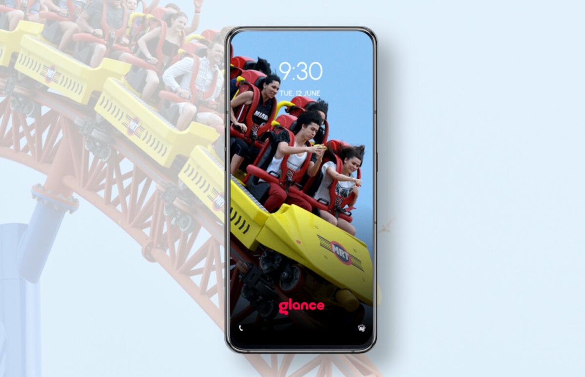 Glance publicite lockscreen
