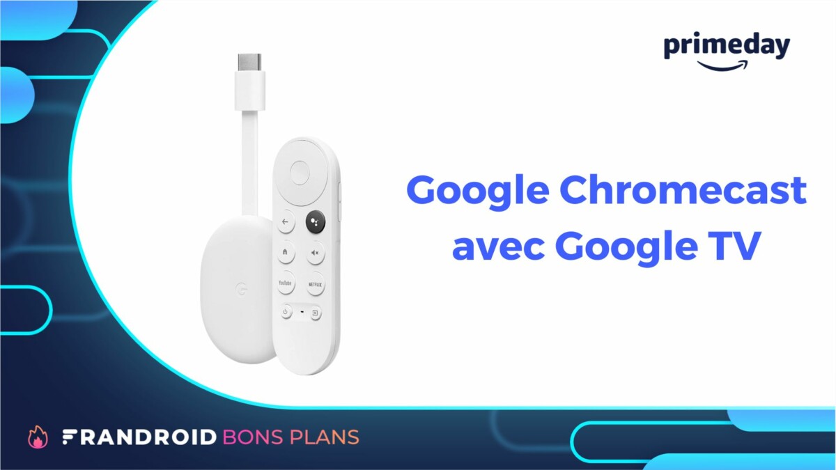 Google Chromecast avec Google TV  — Prime Day 2022
