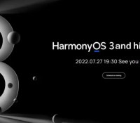 L'invitation à la présentation de HarmonyOS 3 // Source : Huawei