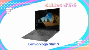 Lenovo Yoga Slim 7 : ce puissant laptop doté d’un Ryzen 7 perd 350 € lors des soldes