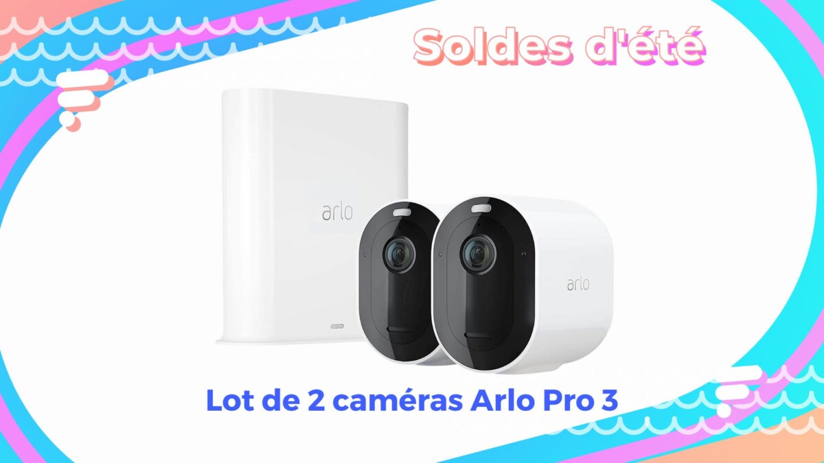 Lot de 2 caméras Arlo Pro 3 — Soldes d&rsquo;été 2022