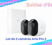 Lot de 2 caméras Arlo Pro 3 — Soldes d&rsquo;été 2022