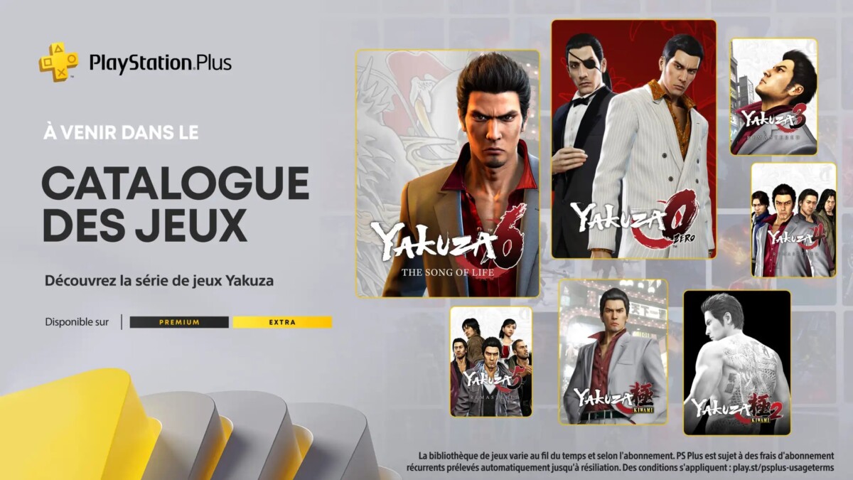PlayStation Plus Yakuza Series