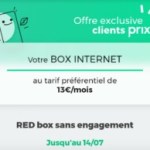 RED propose sa box fibre à seulement 13 €/mois pour les clients Prixtel